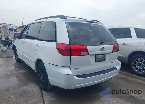 2004 Toyota Sienna Le из США, поврежденный, VIN 5TDZA23C64S142250